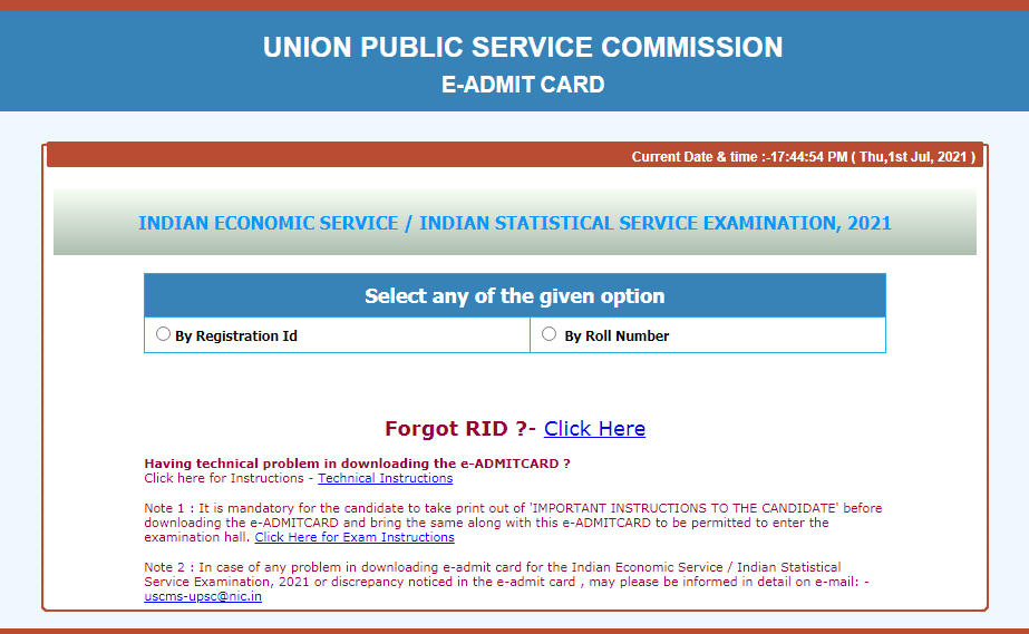 upsc indian economic service call Letter 2021.png